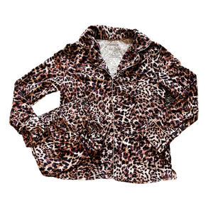 Adore Me Cheetah Print Shirt & Pants Pajama Set Womens Size S
